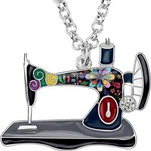 Sewing Machine Necklace Pendant Great for someone who loves to sew